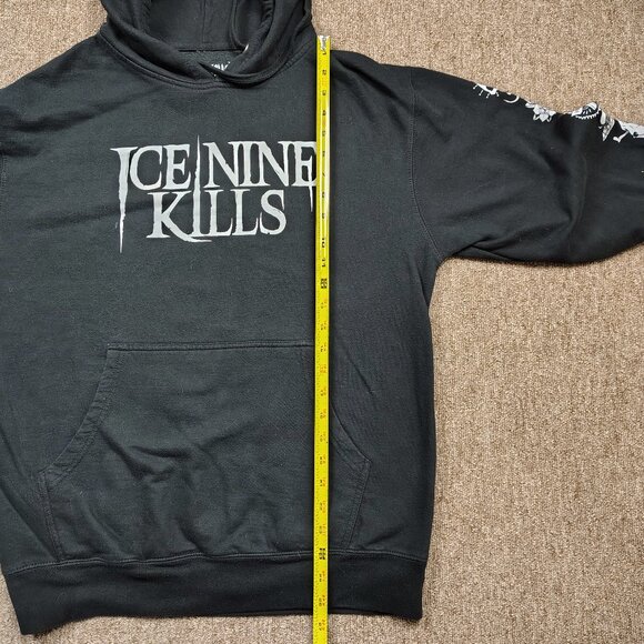 ICE NINE KILLS Hoodie Sweatshirt Men M Black Welcome to Horrorwood Graphic - Picture 9 of 10